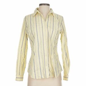 Stripes Button Down in Butter Yellow